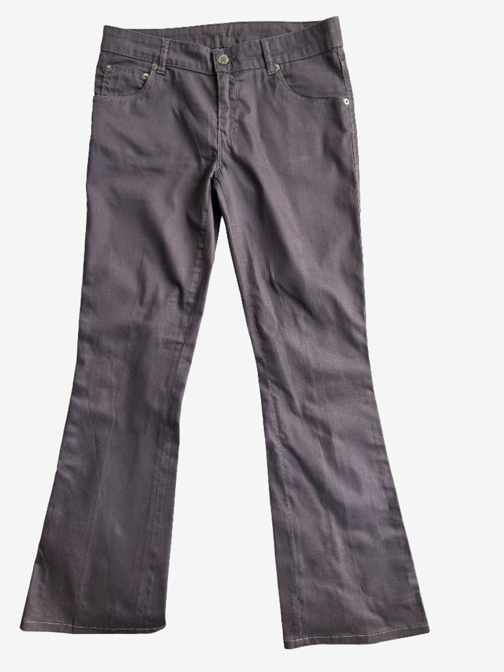 Prada cotton jeans in a refined purple/mauve tone, 27US, made in Italy
